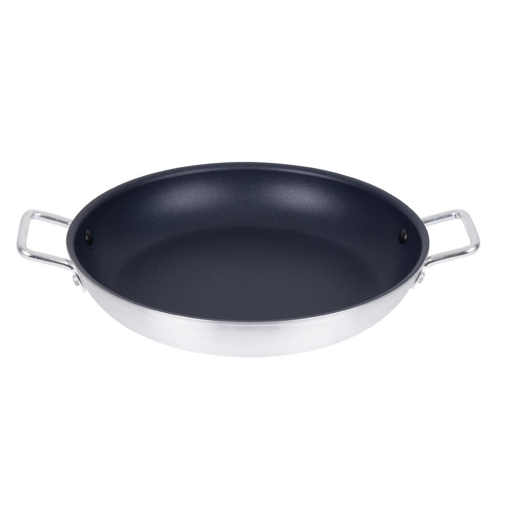 Vogue anti-aanbak aluminium paellapan 35cm