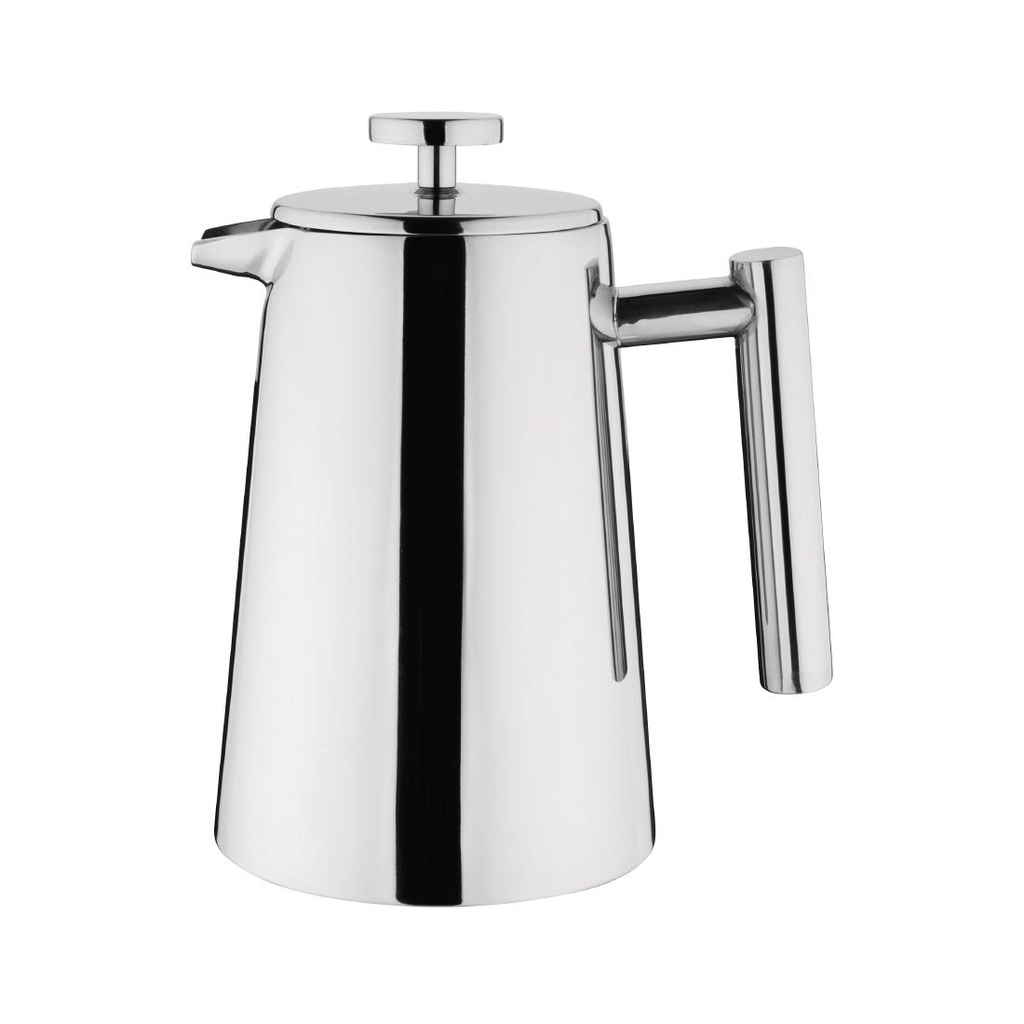 Olympia geïsoleerde art deco roestvrijstalen cafetière 3 kopjes