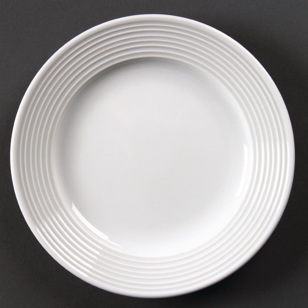 Olympia Linear borden met brede rand 15cm (12 stuks)