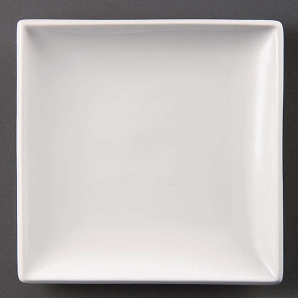Olympia Whiteware vierkante borden 29,5cm (6 stuks)
