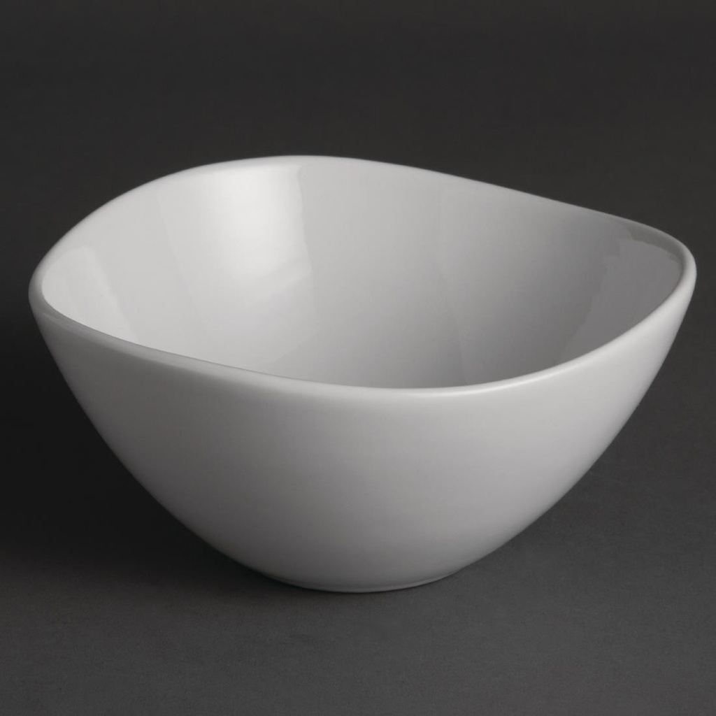 Olympia Whiteware golvende kommen 15cm (12 stuks)