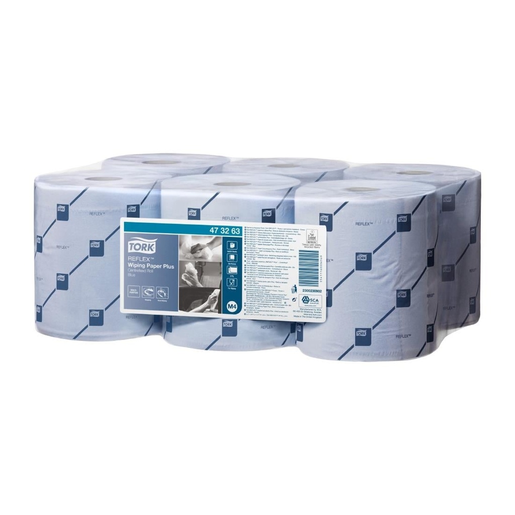 Tork Reflex handdoekrollen blauw (6 stuks)