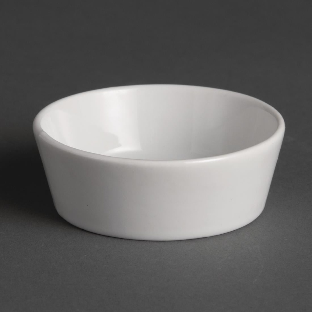 Olympia Whiteware miniatuur ronde schaaltjes 75mm (12 stuks)