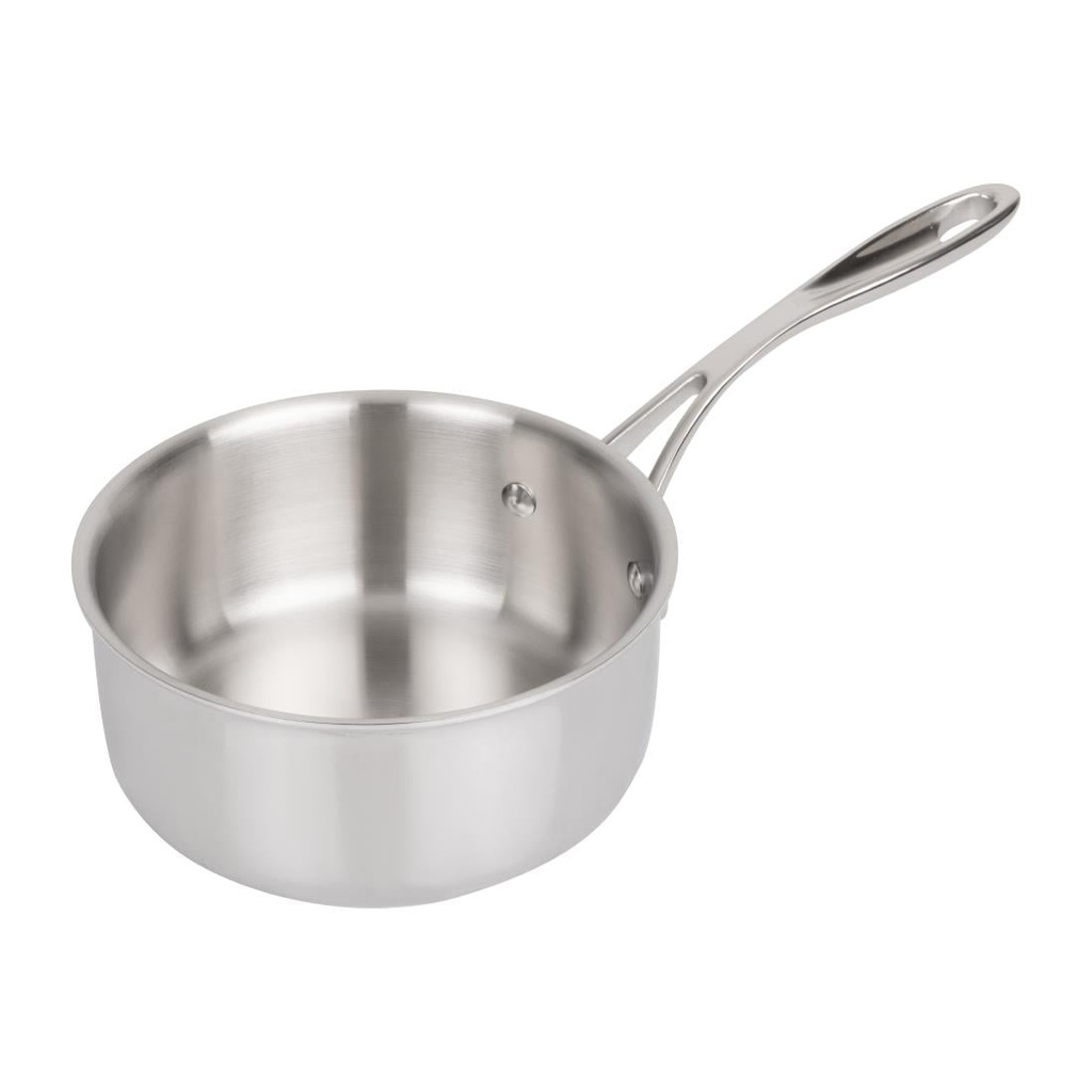 Vogue roestvrij staal & aluminium tri-wall steelpan 16cm