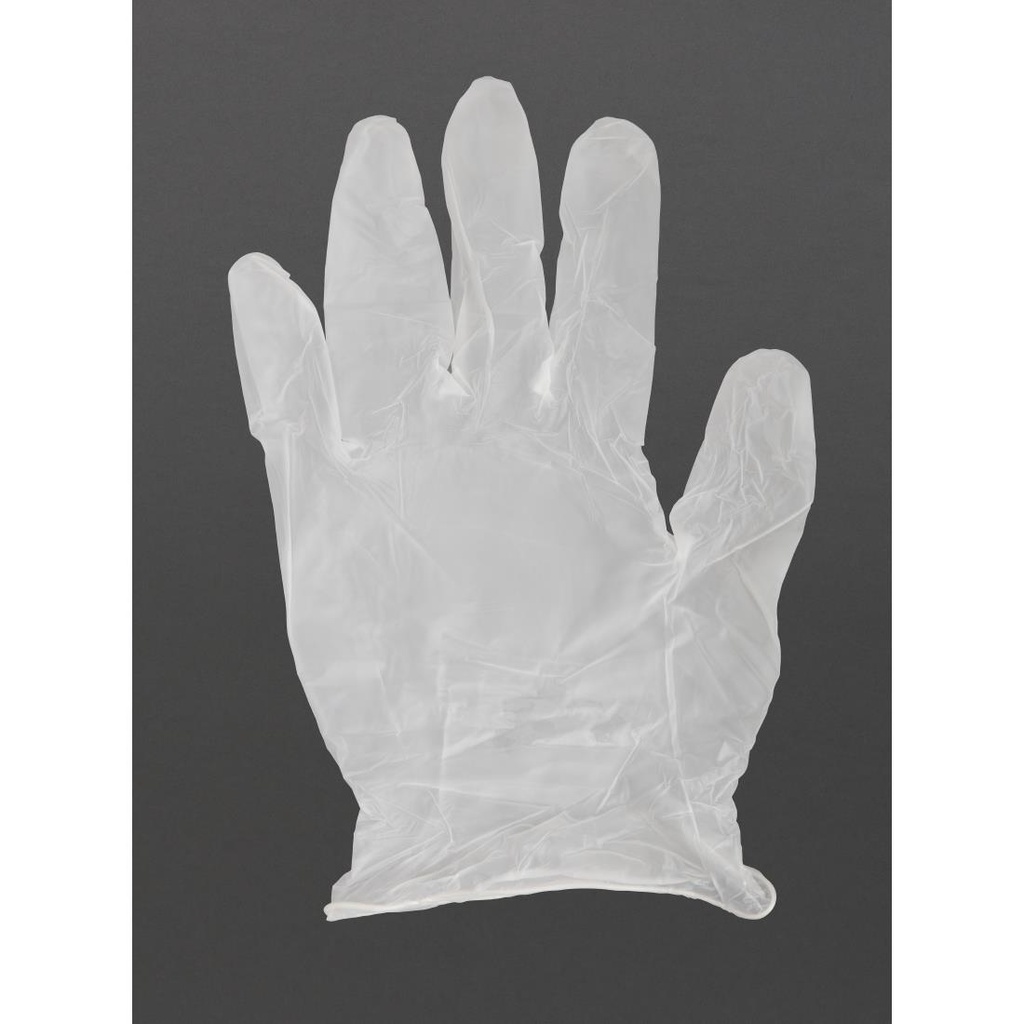 Vogue Poedervrije Vinyl Handschoenen Transparant Medium (100 stuks)