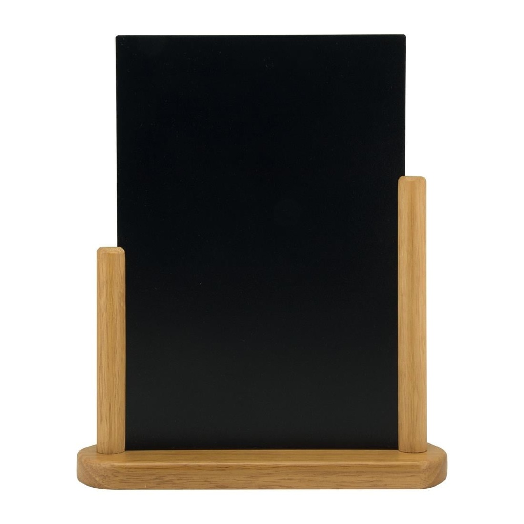 Securit tafelkrijtbordje teak 32x27cm