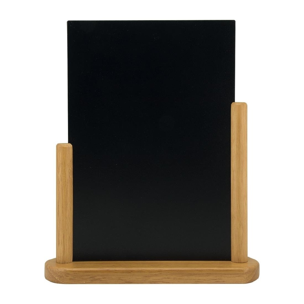 Securit tafelkrijtbordje teak 32x27cm