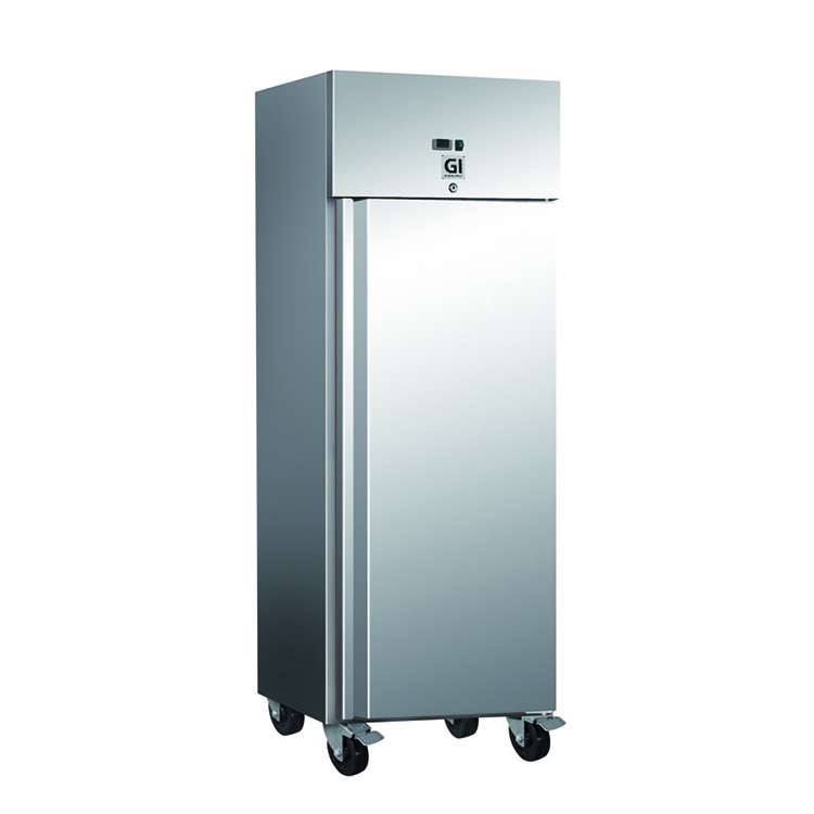 Gastro-Inox RVS koeling 600 liter, geforceerd gekoeld