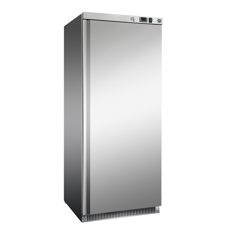 Gastro-Inox RVS koeling 600 liter, statisch gekoeld met ventilator
