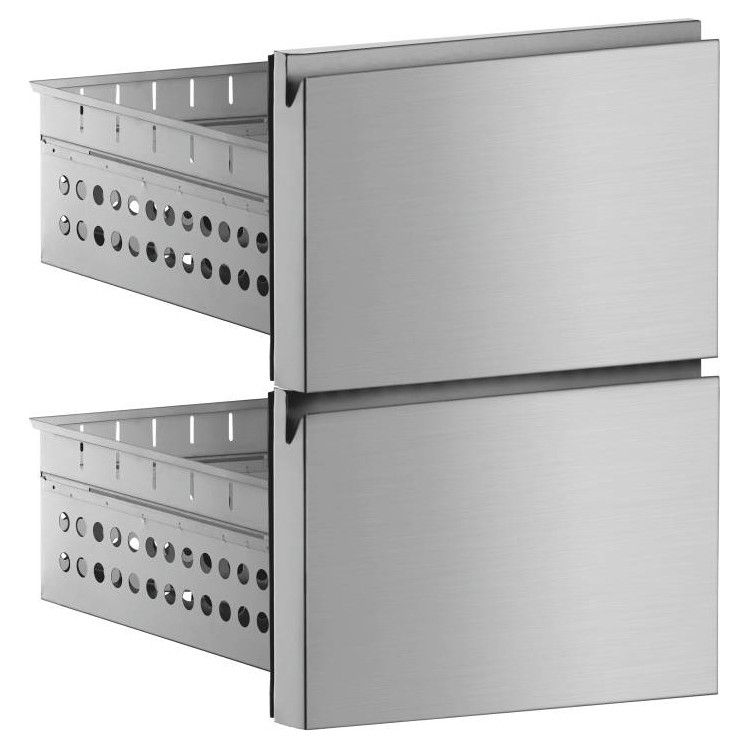 Marecos RVS ladenkit werkbank 600mm diep, 2x 1/2