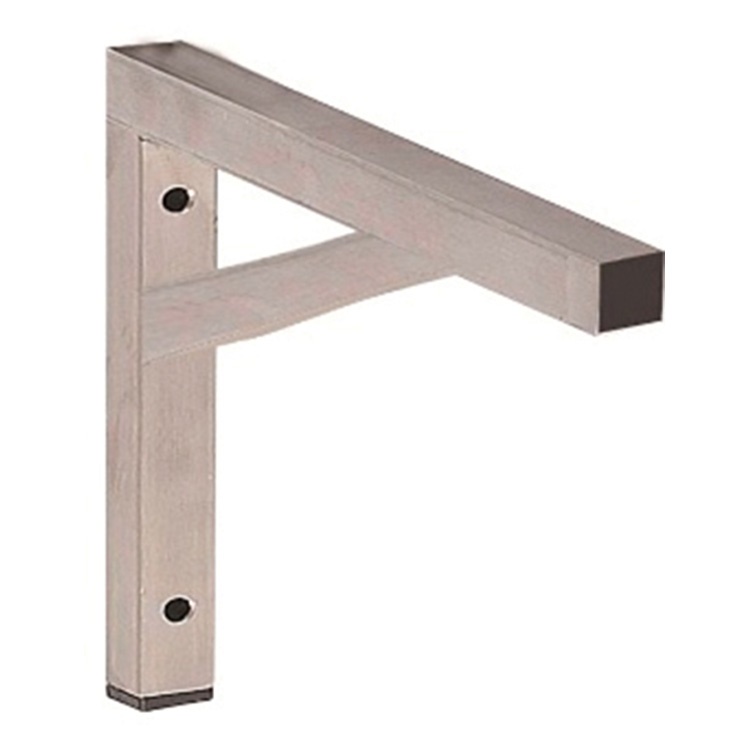 Muursteun van roestvrijstaal voor werkblad tot 700mm diep