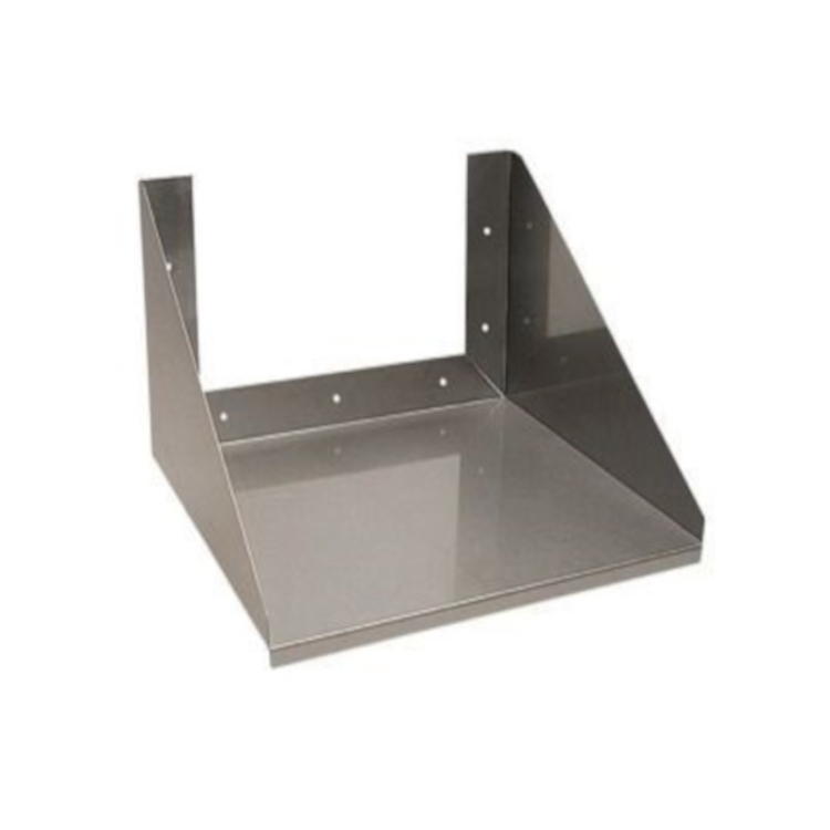 Wandplank van roestvrijstaal voor ovens/magnetrons, 700(b)x500x(d)x290(h)mm