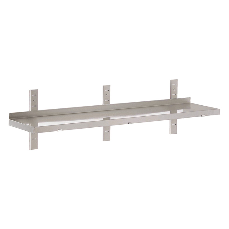 Wandplank van roestvrijstaal AISI 304, 1700(l)x400(d)mm