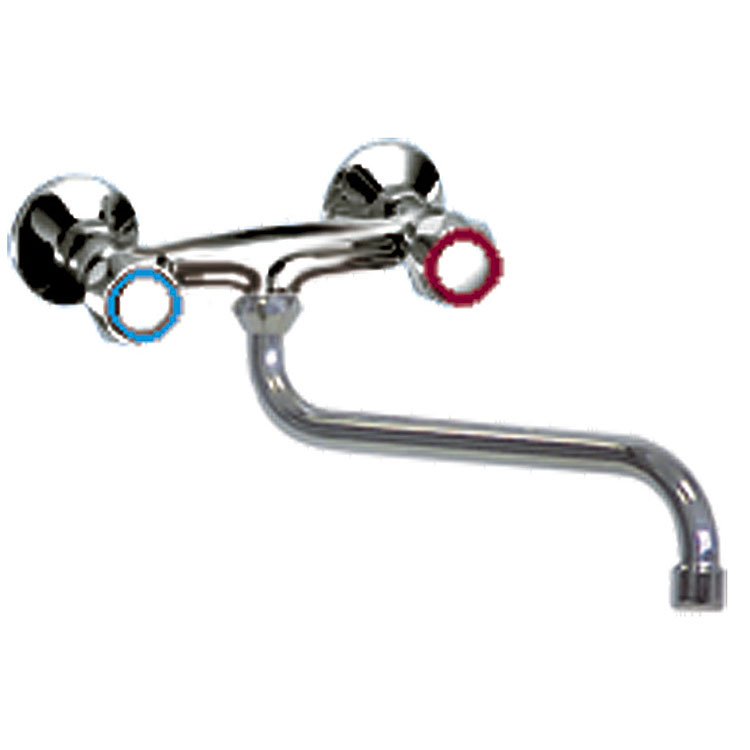 Duobloc laag muurmodel 18(Ø)mm mengkraan 200mm