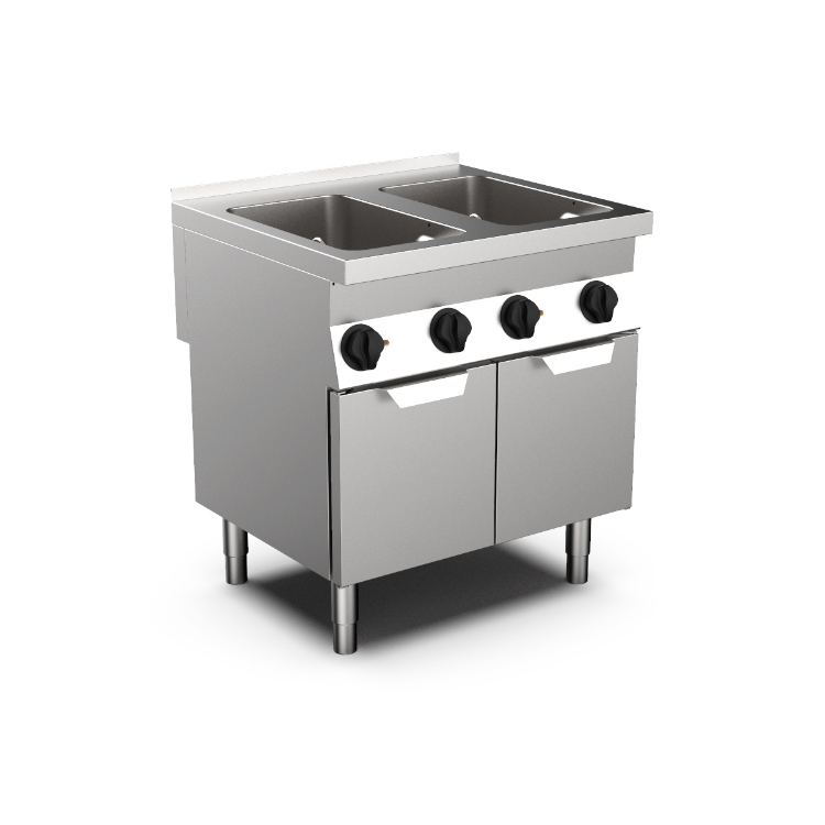 Mareno M0-700 line elektrische pastakoker 80cm, 2x GN 1/1, 2x 28 liter, staand model