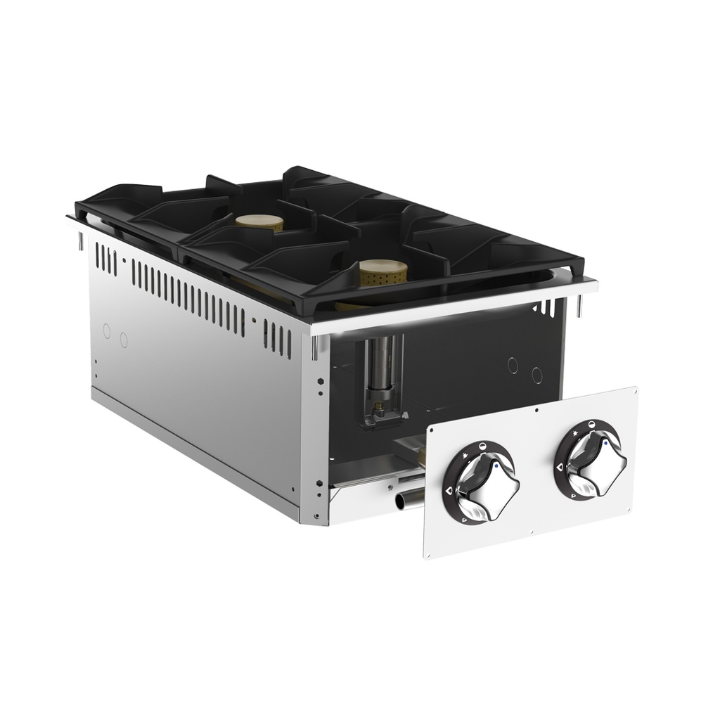 Mareno 700 drop-in kooktoestel 2 branders, 40cm