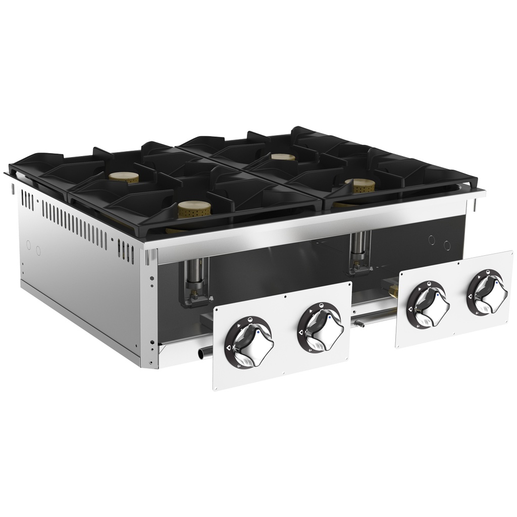 Mareno 700 drop-in kooktoestel 4 branders, 80cm