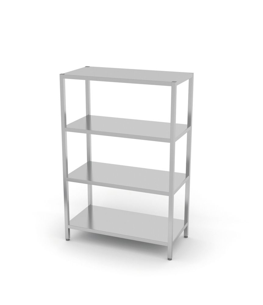 HENDI Opbergrek met 4 volledige planken – geschroefd 812525