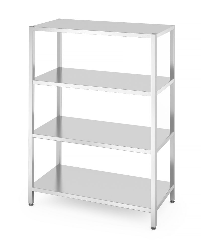 HENDI Opbergrek met 4 volledige planken – geschroefd 812563