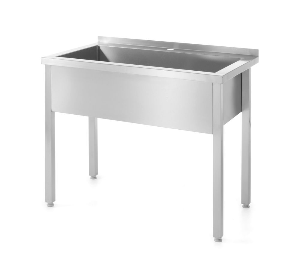 HENDI Tafel met enkele spoelbak – gelast 811825