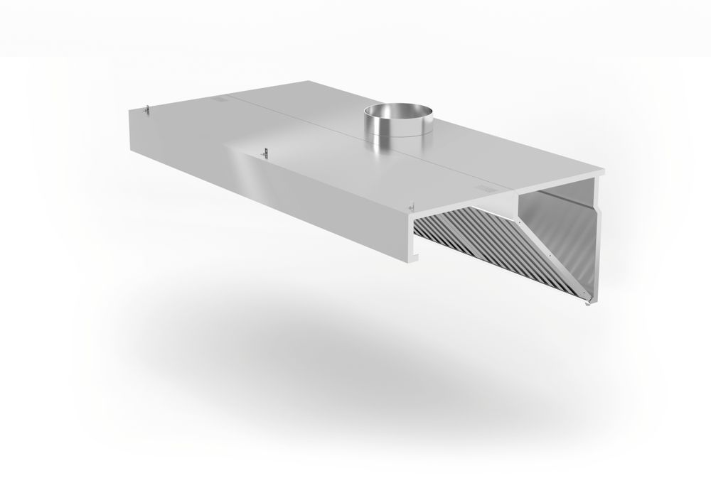 HENDI Wandgemonteerde afzuigkap, schuin model 229316
