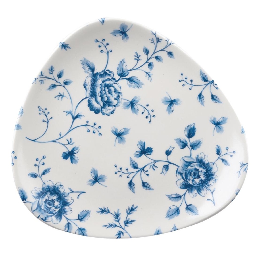 Churchill Rose Chintz Prague Lotus Driehoekig Bord 19.7cm (pak van 12)