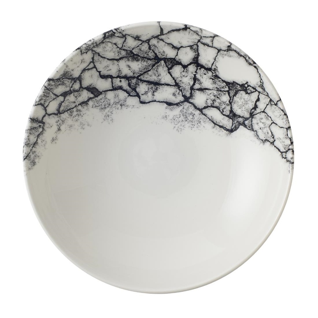 Churchill Kintsugi Accents Quartz Black Evolve Coupe Kom 18.4cm (12 stuks)