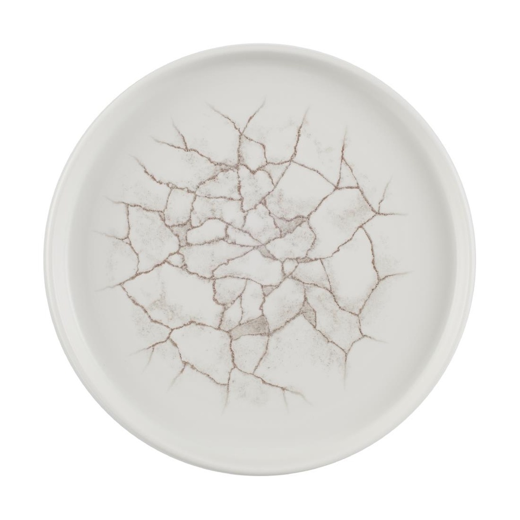 Churchill Studio Prints Kintsugi Agate Grey Borden 220mm (6 stuks)