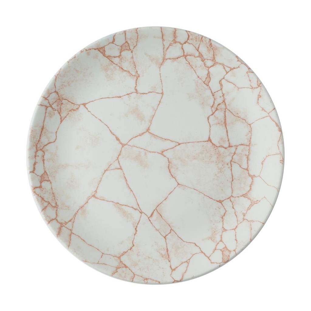 Churchill Studio Prints Kintsugi Evolve Coral Borden 260mm (12 stuks)