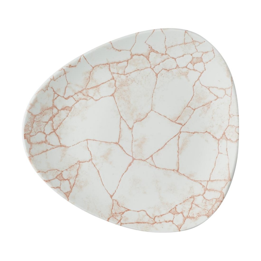Churchill Studio Prints Kintsugi Lotus Coral Borden 254mm (Pak Van 12)