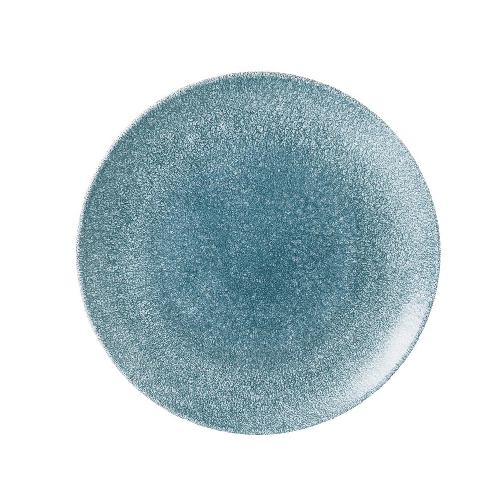 Churchill Raku Topaz Blue Evolve Coupe Bord 28.6cm (12 stuks)