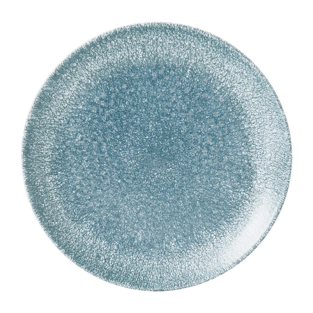 Churchill Raku Topaz Blue Evolve Coupe Bord 16.5cm (pak van 12)