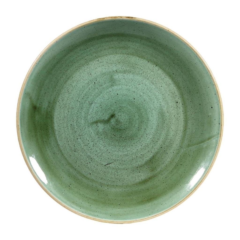 Churchill Stonecast Samphire Green Evolve Coupe Bord 26cm (12 stuks)