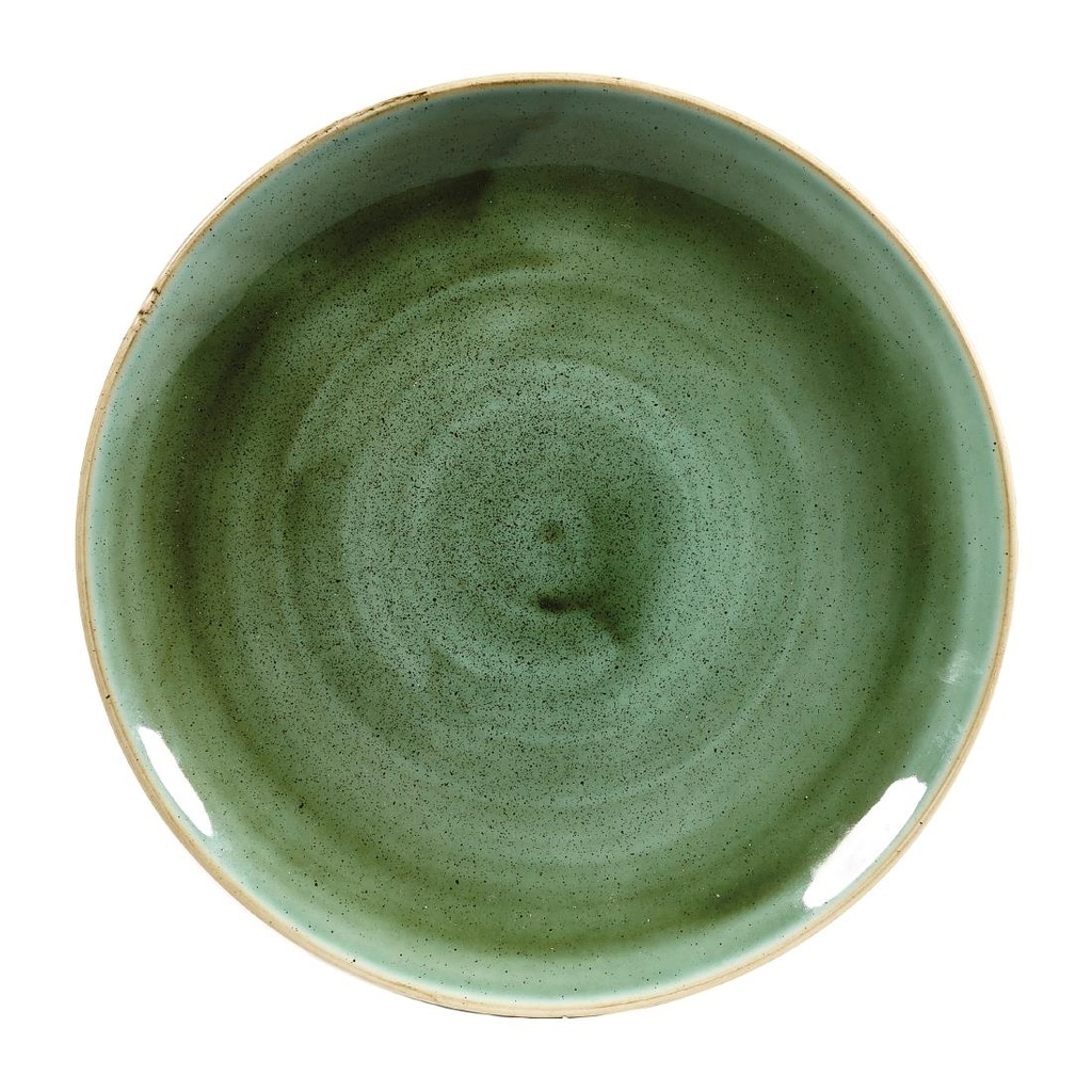 Churchill Stonecast Samphire Green Evolve Coupe Bord 22cm (pak van 12)