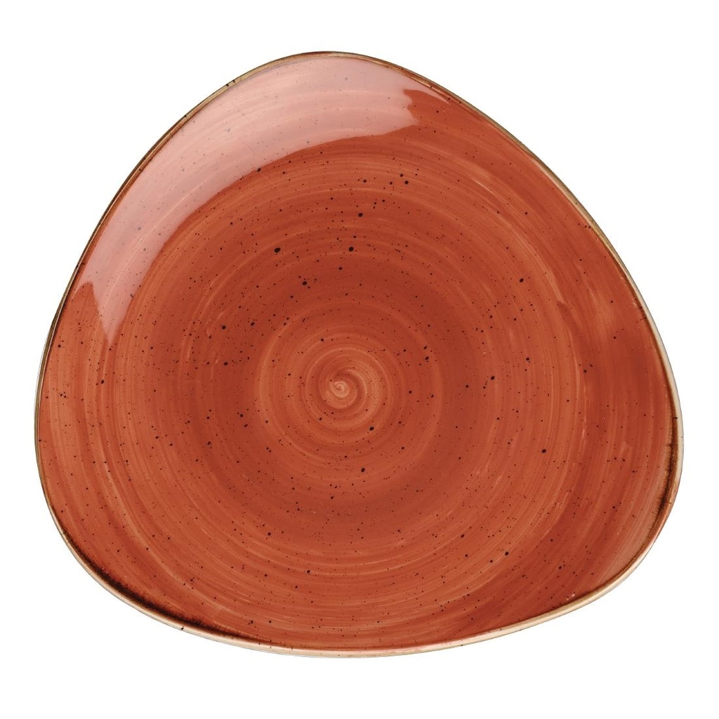 Churchill Stonecast Spiced Orange Lotus Bord (6 stuks)