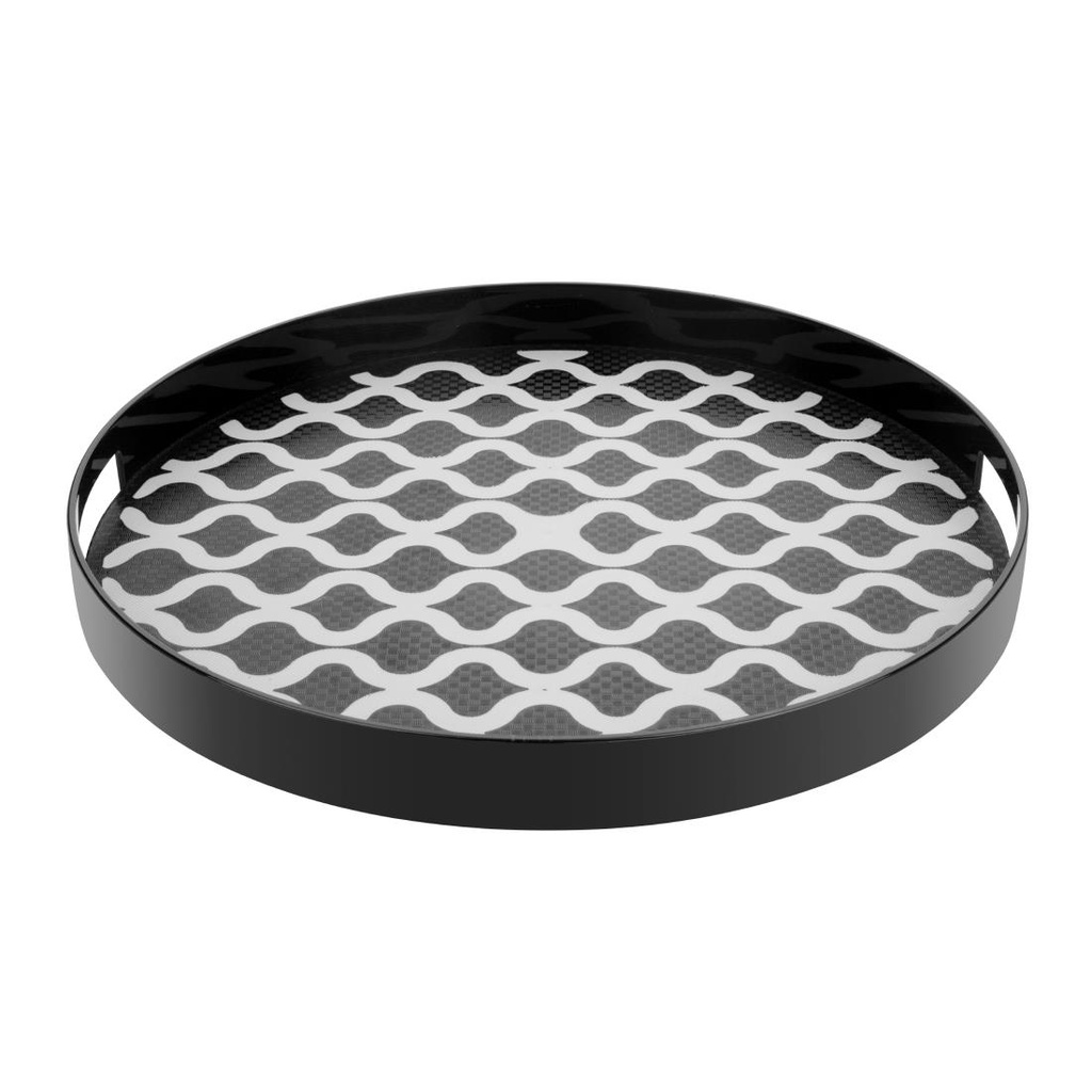 Olympia Kristallon Pc Rond Antislipblad Met Handgrepen - 405 mm 16"