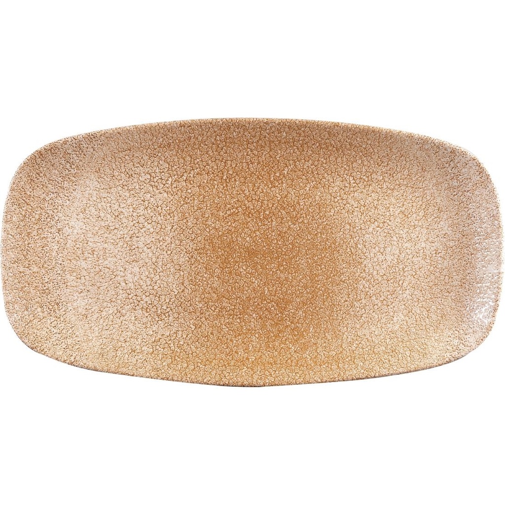 Churchill Raku Garnet Orange Chefs Ovaal Bord 35.2 x 18.7cm (6 stuks)