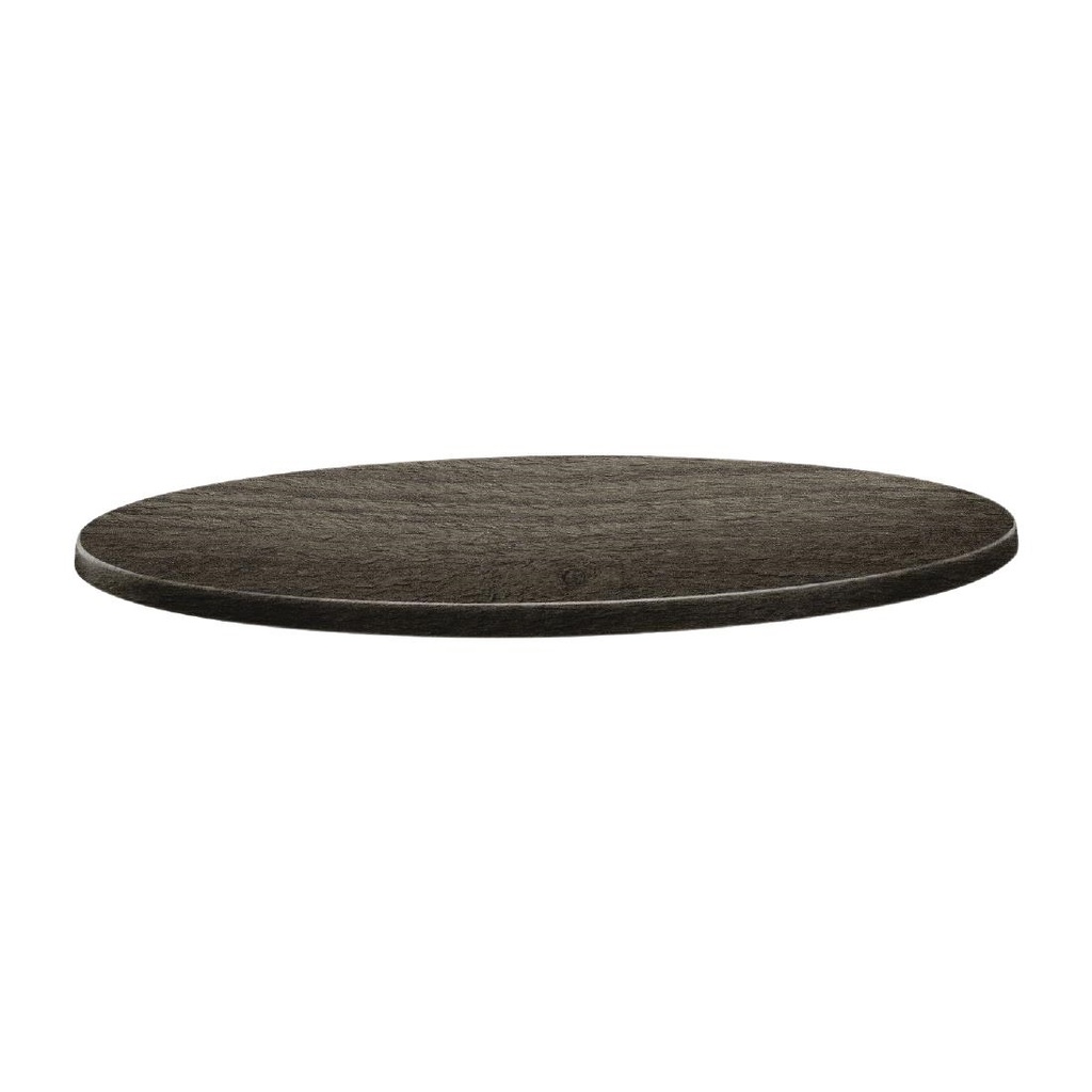 Topalit Classic Line rond tafelblad hout 70cm