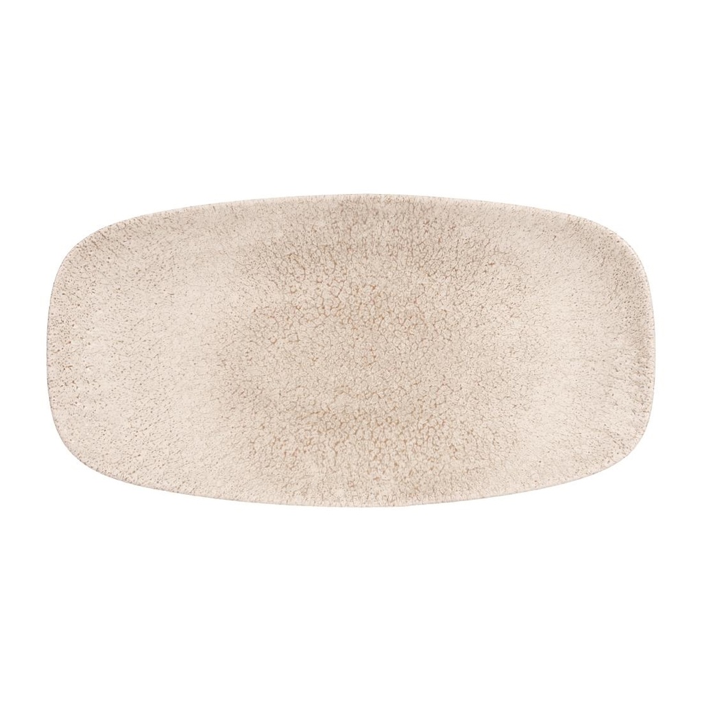 Churchill Raku Agate Grey Chefs Ovaal Bord 29.8 x 15.2cm (12 stuks)