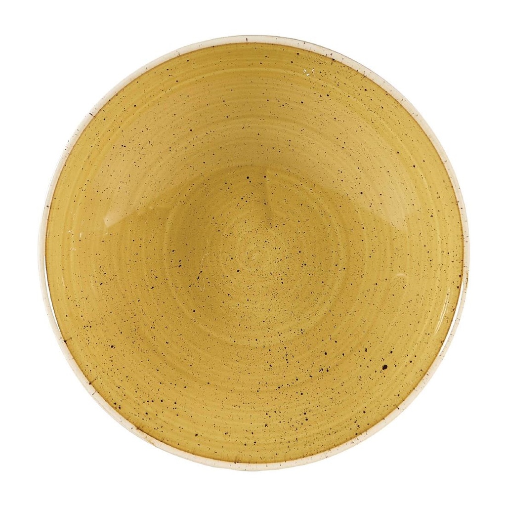 Churchill Stonecast Mustard Lotus Evolve Coupe Kom 18.4cm (12 stuks)