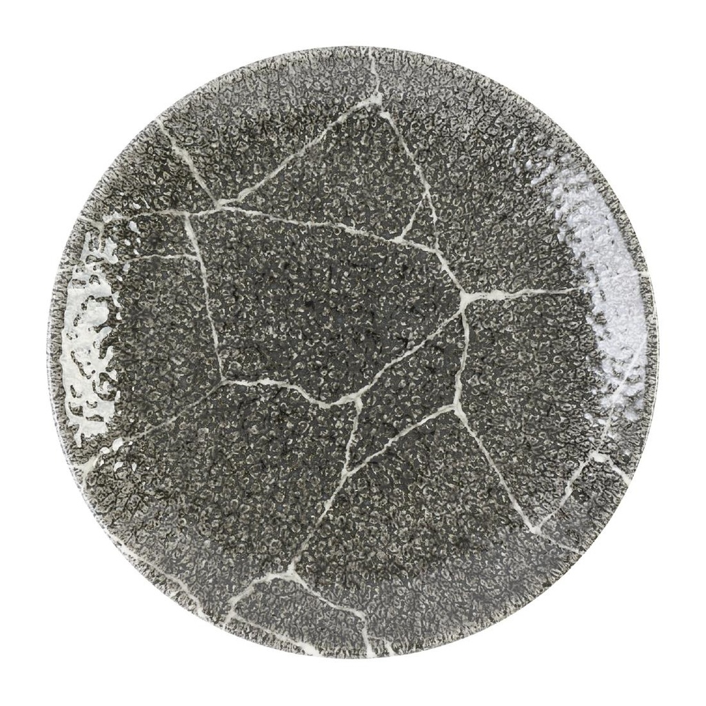 Churchill Kintsugi Accents Quartz Black Evolve Coupe Bord 16.5cm (pak van 12)