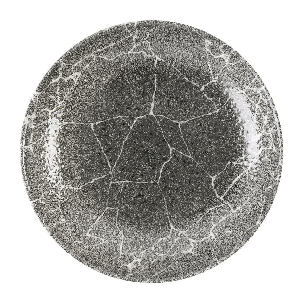 Churchill Kintsugi Accents Quartz Black Evolve Coupe Kom 24.8cm (12 stuks)