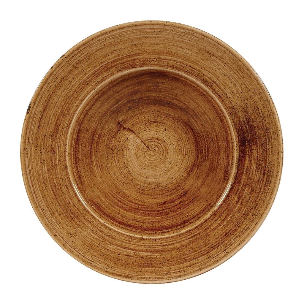 Churchill Stonecast Patina Vintage Copper Kom Met Brede Rand Large 27.9cm (12 stuks)