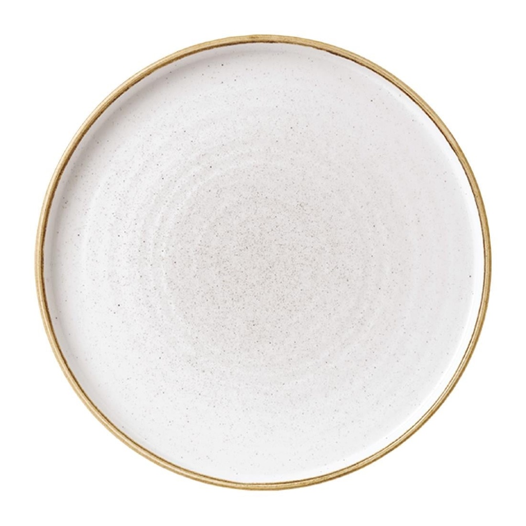 Churchill Stonecast Barley White Bord Met Opstaande Rand 22cm (6 stuks)