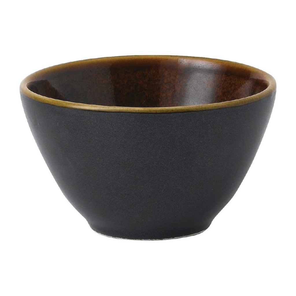 Churchill Super Vitrified Nourish Black Onyx Two Tone Contour Schalen 240ml (12 stuks)
