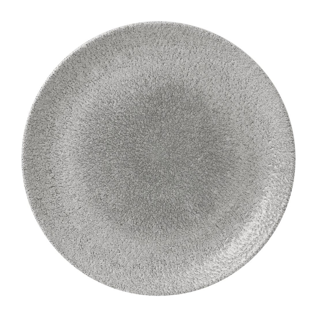 Churchill Raku Jasper Grey Evolve Coupe Bord 28.6cm (12 stuks)
