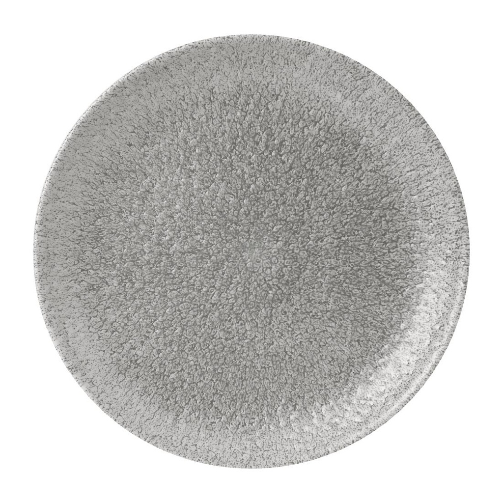 Churchill Raku Jasper Grey Evolve Coupe Bord 22cm (12 stuks)