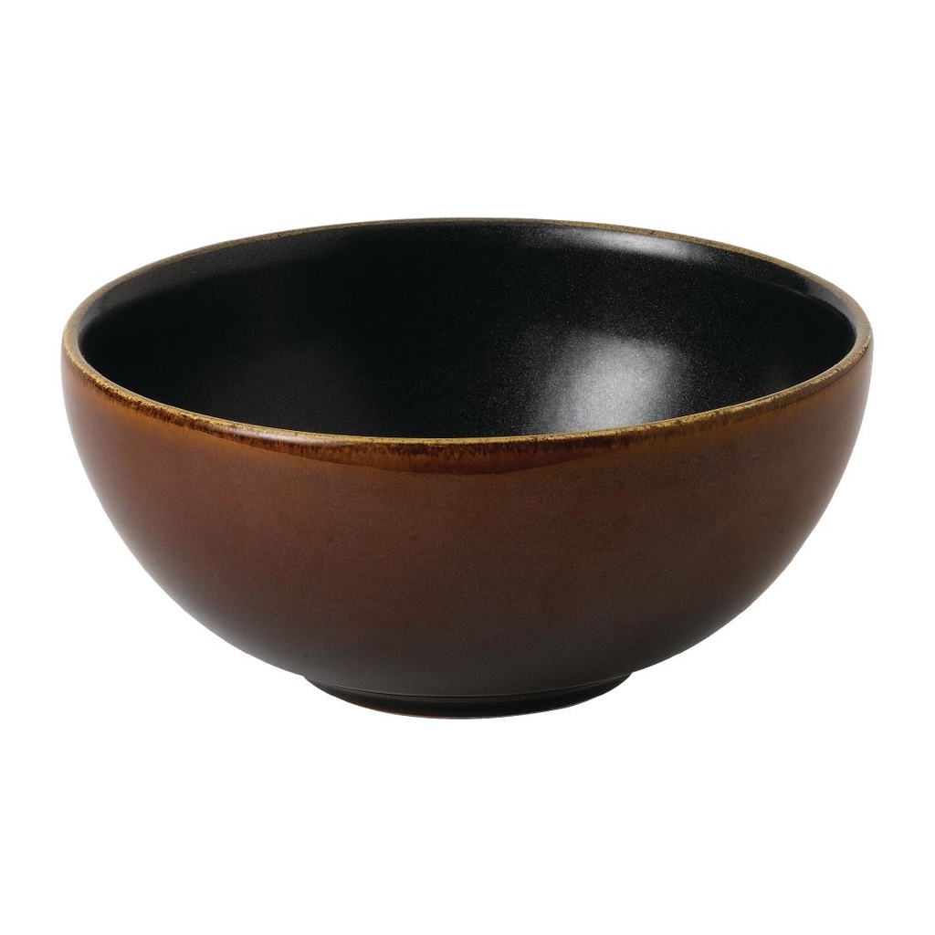 Churchill Super Vitrified Nourish Siena Brown Schalen 155mm (6 stuks)