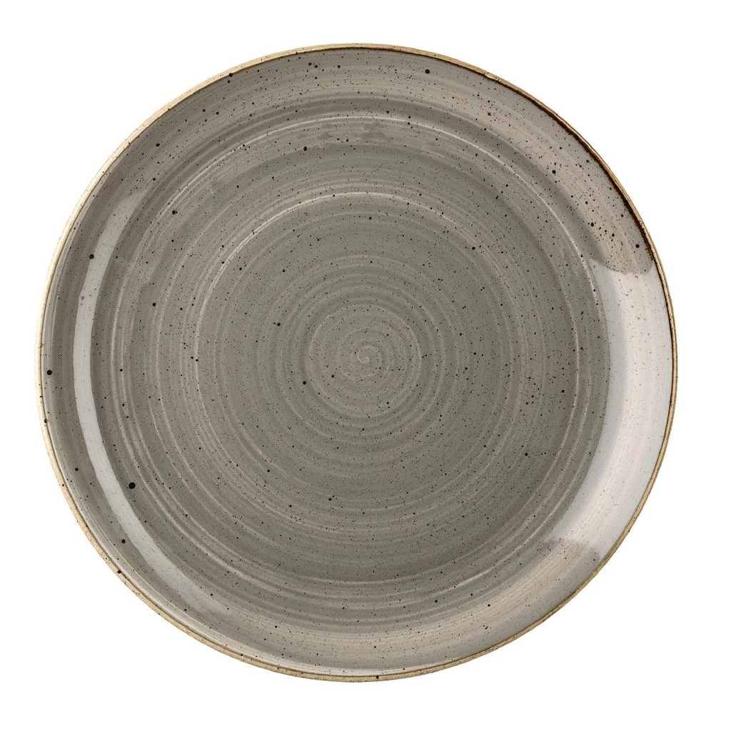 Churchill Stonecast Grey Evolve Coupe Bord (6 stuks)