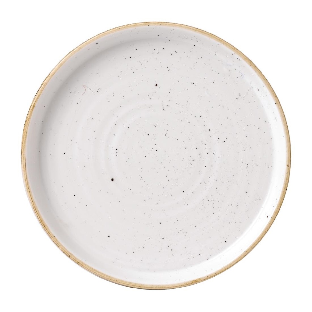 Churchill Stonecast Barley White Bord Met Opstaande Rand 16cm (pak van 6)